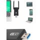 Mbps Wifi Alıcı Kablosuz Wifi Adaptörü Çift Band Çift Antenli
