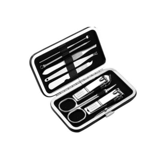 Deri Çanta Hediyeli 7 Parça Manikür-Pedikür Tırnak Bakım Seti