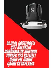 4 Adet Çift Kulaklık Dijital Göstergeli Yüksek Ses Kaliteli Bluetooth Kulaklık