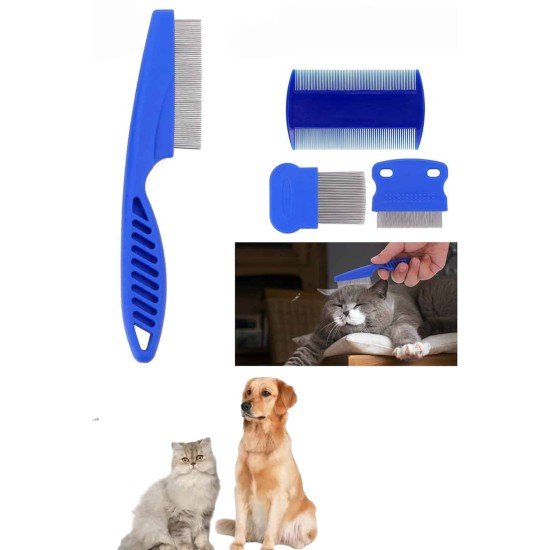 Tüy Fırçası Bit Tarağı Seti Evcil Hayvan Tüy Toplayıcı Bit Pire Önleyici Tarak Tüy Fırçası Bit Tarağı Seti Evcil Hayvan Tüy Toplayıcı Bit Pire Önleyici Tarak