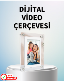 Dayanıklı ve Hafif Tasarım – 7 İnç Dijital Fotoğraf Çerçevesi Ev ve Ofis İçin