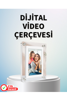 Dayanıklı ve Hafif Tasarım – 7 İnç Dijital Fotoğraf Çerçevesi Ev ve Ofis İçin