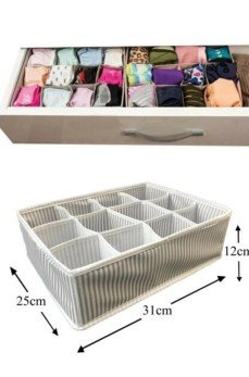 12 Bölmeli Pratik Bölmeli Çekmece Düzenleyici Organizer(İç Çamaşırı Kravat Çorap Düzenleyici) 12 Bölmeli Pratik Bölmeli Çekmece Düzenleyici Organizer(İç Çamaşırı Kravat Çorap Düzenleyici)
