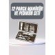 12 Parça Manikür Pedikür Seti Tırnak Bakımı Nasır Temizleme El Ayak Bakımı 12 Parça Manikür Pedikür Seti Tırnak Bakımı Nasır Temizleme El Ayak Bakımı