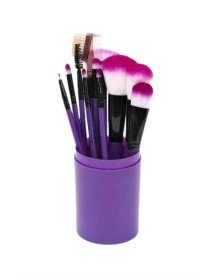 12 Parça Yumuşak Uçlu Makyaj Fırça Set-Göz ve Yüz Makyajı İçin Fırça Seti Profesyonel Makyaj Seti