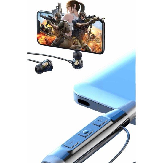 120 Saat Bluetooth Kulaklık Kablolu Boyun Askılı SD Kart Girişli ANC Özellikli