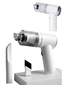 Vakumlu Süpürge Şarjlı Elektrikli Mini Taşınabilir Uzun Ömürlü Hazneli