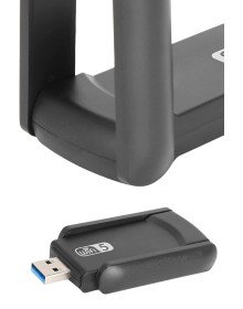 Mbps Wifi Alıcı Kablosuz Wifi Adaptörü Çift Band Çift Antenli