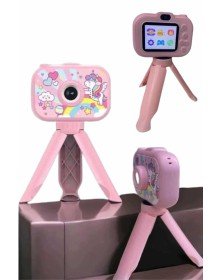 Çocuklara Özel Ayaklı Mini Fotoğraf Makinesi Dijital LCD Ekran