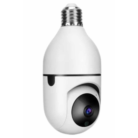 Güvenlik Kamerası Wi-Fi Özellikli 360 Derece Full Hd 1080p Ampül Kamera