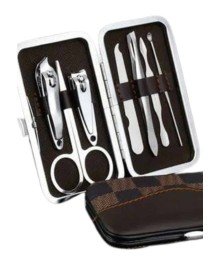 Deri Çanta Hediyeli 7 Parça Manikür-Pedikür Tırnak Bakım Seti