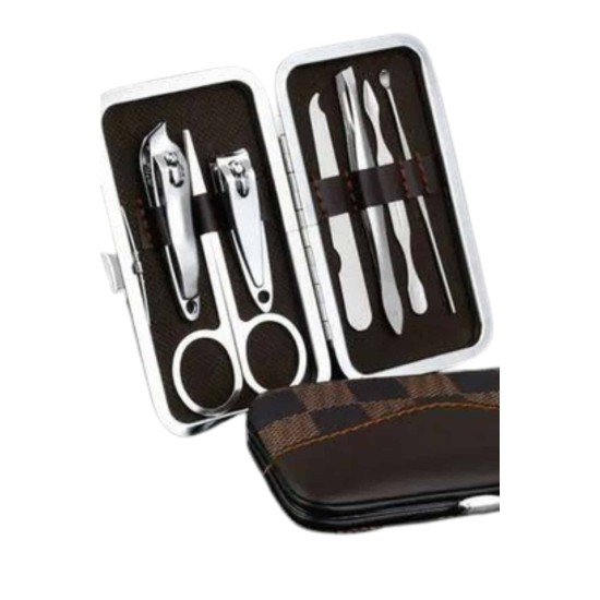 Deri Çanta Hediyeli 7 Parça Manikür-Pedikür Tırnak Bakım Seti