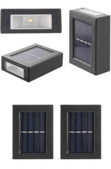 Solar Güneş Enerjili Çift Taraflı Duvar Lambası Çift Taraflı Duvar Lamba Güneş Enerjili