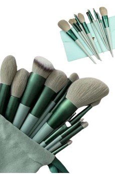 Dayanıklı Makyaj Fırçası Seti 13 Parça Yumuşak Kıllı Fırçalar Allık Fondöten Far Fırçası