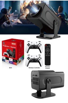 4K Android Smart Wi-fi Çift Kollu Projeksiyon Game Box Kumandalı Taşınabilir 4K Android Smart Wi-fi Çift Kollu Projeksiyon Game Box Kumandalı Taşınabilir