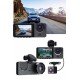 Gece Görüşlü DVR 3 Lensli Araç İçi Sürüş Kamerası Video Kaydedici