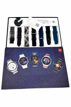 Akıllı Saat Çoklu Kordon Seçenekli Dokunmatik Ekran Nabız Sensörlü Akıllı Saat Çoklu Kordon Seçenekli Dokunmatik Ekran Nabız Sensörlü