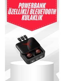 Tws Powerbank Kutulu Dijital Göstergeli Bluetooth Kulaklık Kablosuz Kulakiçi Kulaklık