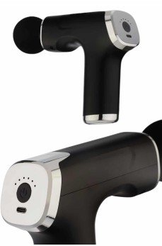 Şarjlı Masaj Tabancası 4 Başlıklı Mini Masaj Tabancası ve Masaj Aleti