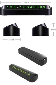 Tüm Araçlara Uyumlu Araç Içi Park Numaratör Oto Araç Numaratör