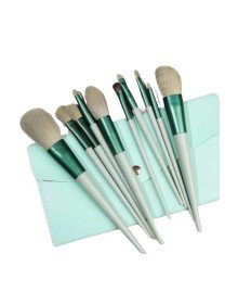 13 Parça Taşınabilir Kılıflı Profesyonel Makyaj Fırça Seti Pudra Allık Fondöten Fırçası