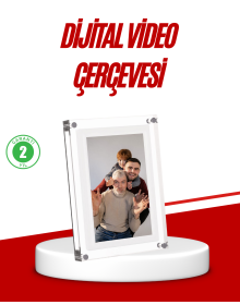 Şık ve Dekoratif 7 İnç Dijital Fotoğraf Çerçevesi – Anılarınızı Sergileyin