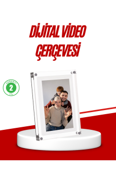 Şık ve Dekoratif 7 İnç Dijital Fotoğraf Çerçevesi – Anılarınızı Sergileyin