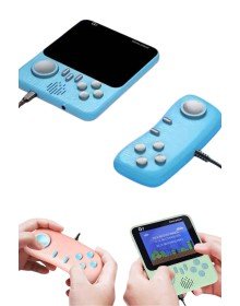 Çift Konsol 666 Adet Retro Oyun El Atarisi Taşınabilir 3.5 İnç Ekran