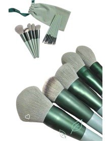 Profesyonel Makyaj Fırça Seti 13 Parça Yumuşak Kıllı Fırça Seti Far Fırçası