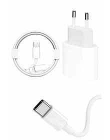 15/Pro/Pro Max 25W İOS Uyumlu Hızlı Şarj Aleti Adaptörlü Beyaz