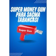 Kırmızı Çocuklara Özel Para Fırlatma Makinesi Para Saçma Tabancası