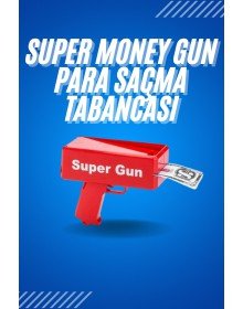 Kırmızı Çocuklara Özel Para Fırlatma Makinesi Para Saçma Tabancası