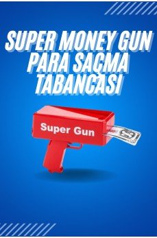 Kırmızı Çocuklara Özel Para Fırlatma Makinesi Para Saçma Tabancası