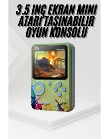 Game Box Oyun Konsolu 500 Retro Oyunlu Mini Taşınabilir 3 İnç