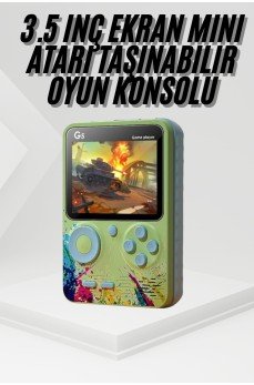Game Box Oyun Konsolu 500 Retro Oyunlu Mini Taşınabilir 3 İnç