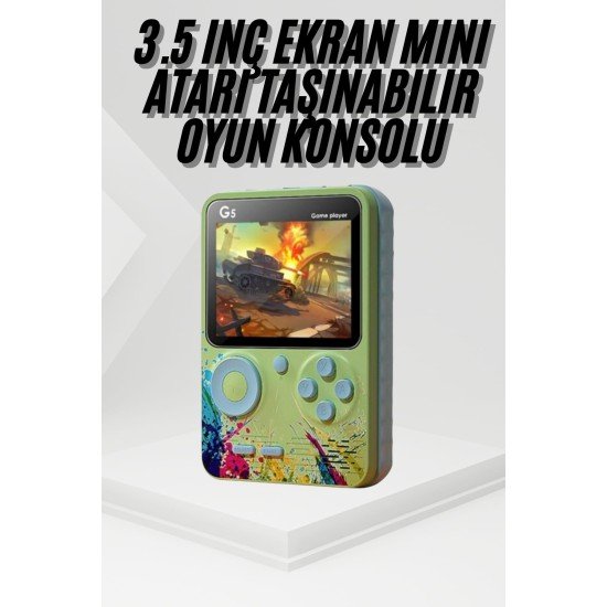 Game Box Oyun Konsolu 500 Retro Oyunlu Mini Taşınabilir 3 İnç Game Box Oyun Konsolu 500 Retro Oyunlu Mini Taşınabilir 3 İnç