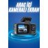 Ekranlı Sürüş Kaydedici DVR Ön ve Arka Kameralı Full HD Çözünürlüklü