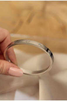 316L Çelik Silver Renk Bilezik