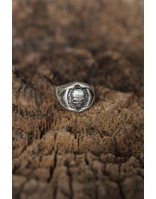 Ayarlanabilir Kuru Kafa Tasarımlı Erkek Yüzük