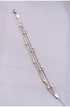 316L Kararmaz Çelik Gümüş Renk Top Zincirli Kadın Bileklik 316L Kararmaz Çelik Gümüş Renk Top Zincirli Kadın Bileklik