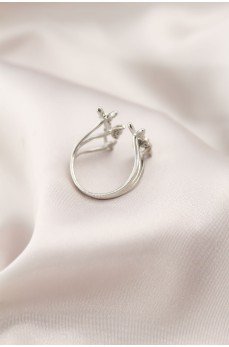 Gümüş Renk Metal Kelebek Model Kadın Yüzük Gümüş Renk Metal Kelebek Model Kadın Yüzük