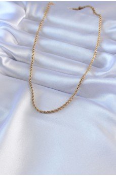 316L Çelik Gold Renk Burgu Model 45 cm Kadın Kolye 316L Çelik Gold Renk Burgu Model 45 cm Kadın Kolye