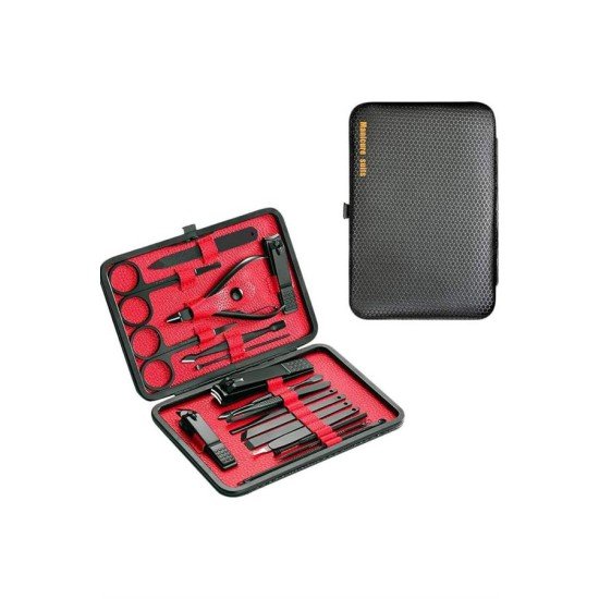 17 Parça Manikür Seti El ve Ayak Bakımı Törpü Cımbız Tırnak Temizleme 17 Parça Manikür Seti El ve Ayak Bakımı Törpü Cımbız Tırnak Temizleme