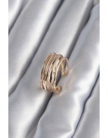 Gold Renk Ayarlanabilir Kadın Yüzük