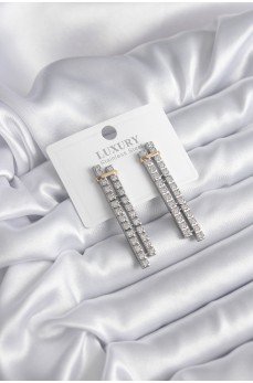 VIP Seri Zirkon Taşlı Su Yolu Kadın Küpe