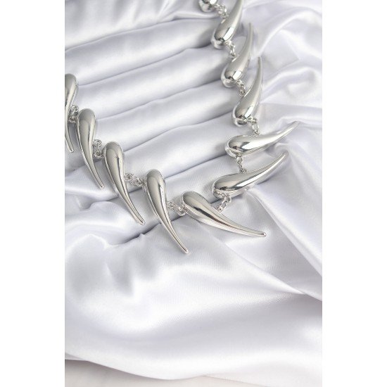 VIP Seri Özel Model Gümüş Renk Kadın Kolye VIP Seri Özel Model Gümüş Renk Kadın Kolye