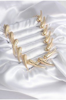 VIP Seri Özel Tasarım Gold Renk Kadın Kolye VIP Seri Özel Tasarım Gold Renk Kadın Kolye