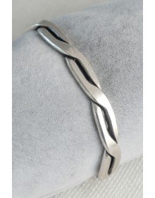 Otantik Gümüş Renk Motif İşleme Plaka Erkek Bileklik