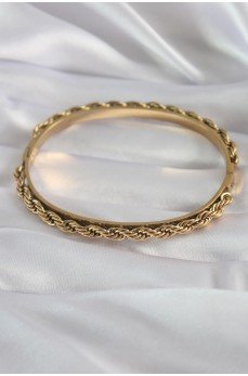 316L Çelik Gold Renk Burgu Zincir Model Kadın Kelepçe 316L Çelik Gold Renk Burgu Zincir Model Kadın Kelepçe