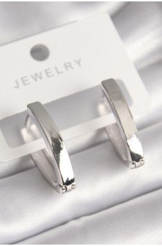 Pirinç Gümüş Renk Kadın Küpe